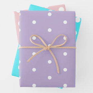 Hübsche Punkte Geschenkpapier Set