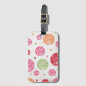 Hübsche Punkte-Sammlung Gepäckanhänger (Vorderseite Vertikal)