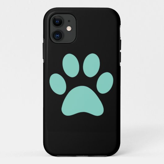 Hübsche Puppy-Paw-Print Case-Mate iPhone Hülle (Rückseite)