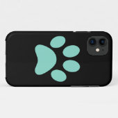 Hübsche Puppy-Paw-Print Case-Mate iPhone Hülle (Rückseite (Horizontal))