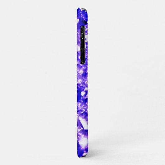 Hübsche Purplelicious Sparkling Diamonds Case-Mate iPhone Hülle (Hinten/Links)