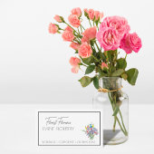 Hübsche QR-Code-Business-Karte Visitenkarte