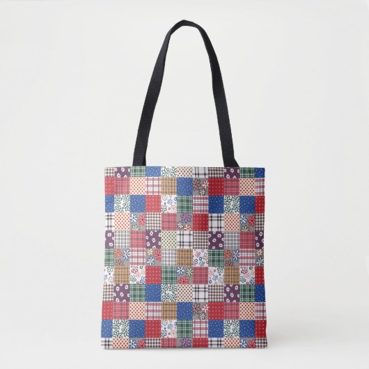 Hübsche Quilt-Universaltasche Tasche (Vorderseite)