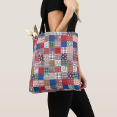 Hübsche Quilt-Universaltasche Tasche (Von Nahem)