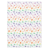 Hübsche Rainbow-Herz-Musterfamilie Tischdecke (Vorderseite)