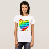 HÜBSCHE RAINBOW MATTHEW 22:37 T-SHIRTS UND APPAREL (Vorne ganz)