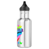 HÜBSCHE RAINBOW PERSONALISIEREN GYMNASTICS WASSERF TRINKFLASCHE (Rechts)