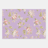 Hübsche rankende Rosen, Blumengarten Geschenkpapier Set (Vorderseite 3)
