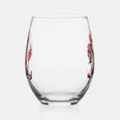 Hübsche Rattendame mit Martini-Beatmung Weinglas Ohne Stiel (Rechts)