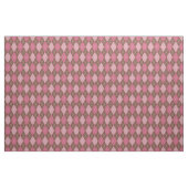 Hübsche Raute Strick Style Pink / Brown Diamonds Stoff (Fat Quarter (45,7 x 55,9 cm))