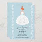 Hübsche Redhead-Brautparty-Einladungen Einladung (Vorne/Hinten)