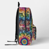 Hübsche Regenbogen-Tie-Dye-gedruckte Rucksack (Links)