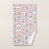 Hübsche Regenbogenfarben Badhandtuch Set (Handtuch)