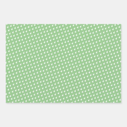 Hübsche Regenbogenfarben F-15E Adlermuster Geschenkpapier Set (Vorderseite 2)