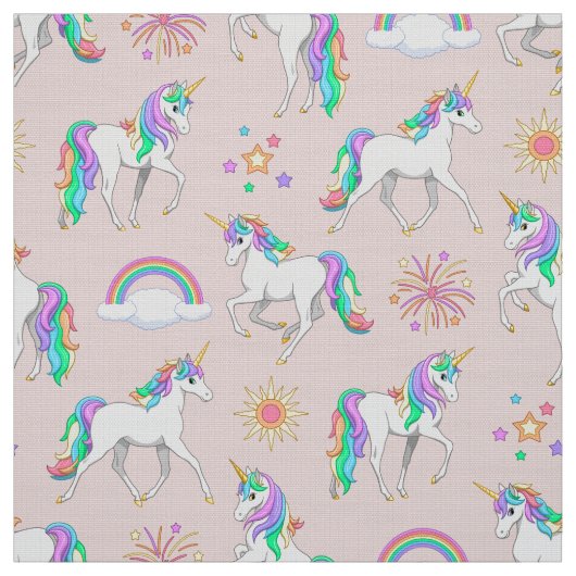 Hübsche Regenbogenfarben Stoff (Muster)