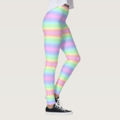 Hübsche Regenbogenfarben Streifen Leggings (Rechts)