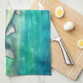 Hübsche Regenbogenforelle Geschirrtuch (Viertel Falte)