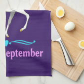Hübsche Regenbogenschwärme Geboren im September Handtuch (Viertel Falte)