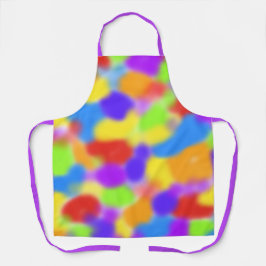 Hübsche Regenbogensplodges Abstraktes Design - Schürze