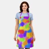 Hübsche Regenbogensplodges Abstraktes Design - Schürze (Getragen)