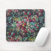 Hübsche Retro-Blume Chintz Peonies Calico Pattern Mousepad (Mit Mouse)