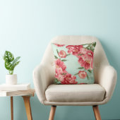 Hübsche Retro-Blume Chintz Peonies Personalisiert Kissen (Stuhl )