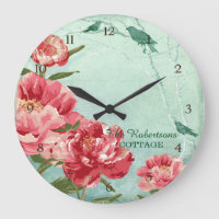 Hübsche Retro Blume Wohngestaltung Chintz Peony n