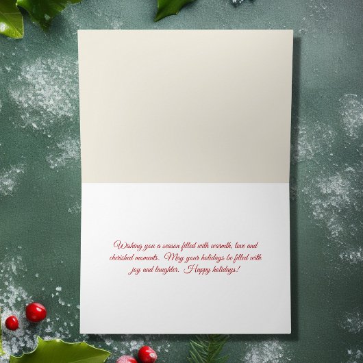 Hübsche Retro-Ornamente und Blume Weihnachten