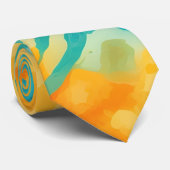Hübsche Retro-Retro-Abstrakt Krawatte (Gerollt)
