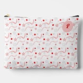 Hübsche Ribbons-Stars und Spiralen Zubehörtasche (Vorderseite)