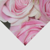 Hübsche romantische Rosa-Rose Seidenpapier (Detail)