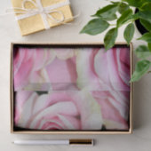 Hübsche romantische Rosa-Rose Seidenpapier (Geschenk)