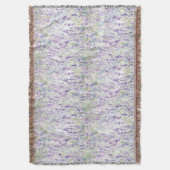 Hübsche romantische violette Blumen Decke (Vorderseite Vertikal)
