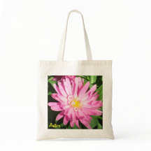Hübsche rosa Aster-Tasche