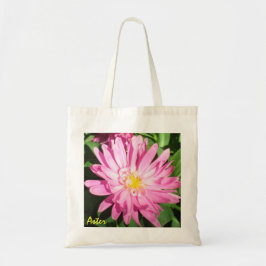 Hübsche rosa Aster-Tasche Tragetasche