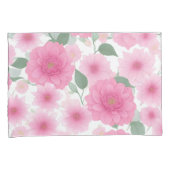 Hübsche rosa ästhetische Blume Serene Floral Charm Kissenbezug (Vorderseite-Rechts)