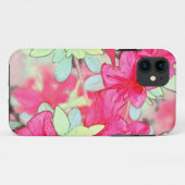 hübsche rosa Azalea Blume. Pflanze Blumengarten Case-Mate iPhone Hülle (Rückseite (Horizontal))