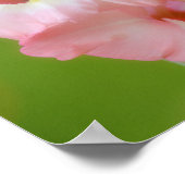 Hübsche rosa Blume Bibel Verse Gebet Kunst Plakat (Ecke)