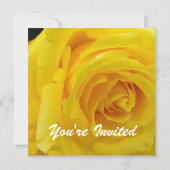 Hübsche Rosa Blume Blanche Hochzeit, Party, Einladung (Rückseite)