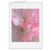 Hübsche rosa Blume Blindnote (Vorne)