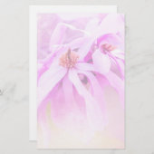 Hübsche rosa Blume blüht Briefpapier (Vorne/Hinten)