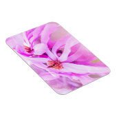 Hübsche rosa Blume blüht Magnet (Rechte Seite)