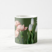 Hübsche Rosa Blume, Blüte Kaffeetasse (Mittel)