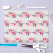 Hübsche rosa Blume Bouquet Muster Seidenpapier (Handwerk)