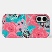 Hübsche rosa Blume Case-Mate iPhone Hülle (Rückseite (Horizontal))