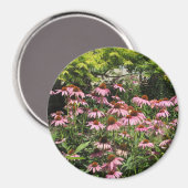 Hübsche rosa Blume des Magnets Midwest Foto Magnet (Vorderseite/Rückseite)