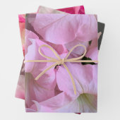 Hübsche rosa Blume Geschenkpapier Set (Beispiel)