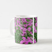 Hübsche rosa Blume Kaffeetasse (Vorderseite Links)