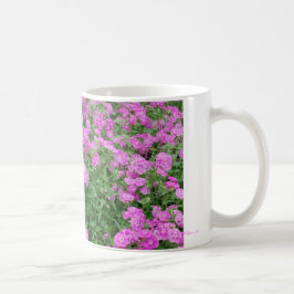 Hübsche rosa Blume Kaffeetasse