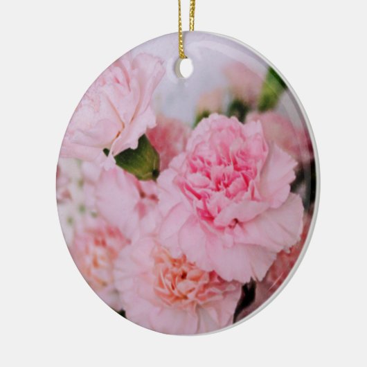 hübsche rosa Blume Keramik Ornament (Links)